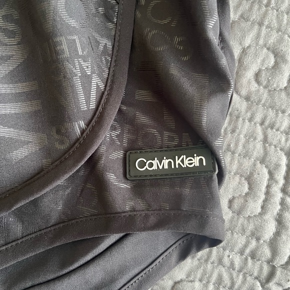Calvin Klein Women's Gray Athletic Shorts - Plus Size - Picture 2 of 5